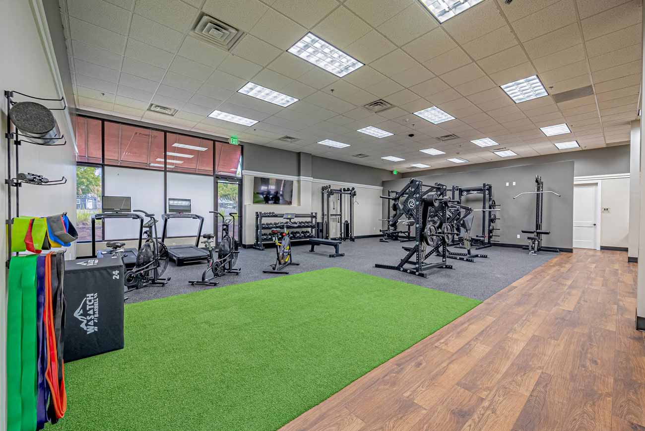 Inside the Rozay Golf Sandy Utah Club Location, the gym