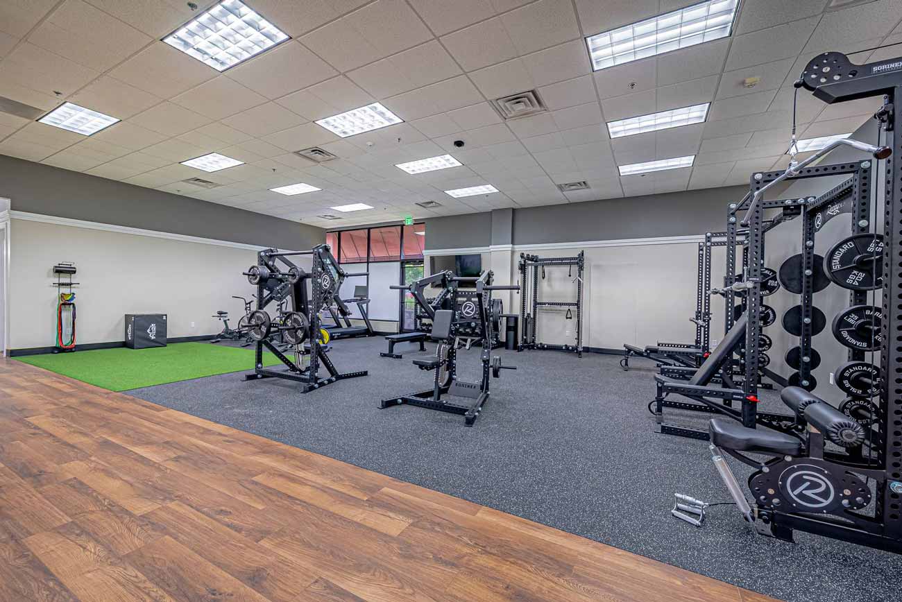 Inside the Rozay Golf Sandy Utah Club Location, the gym