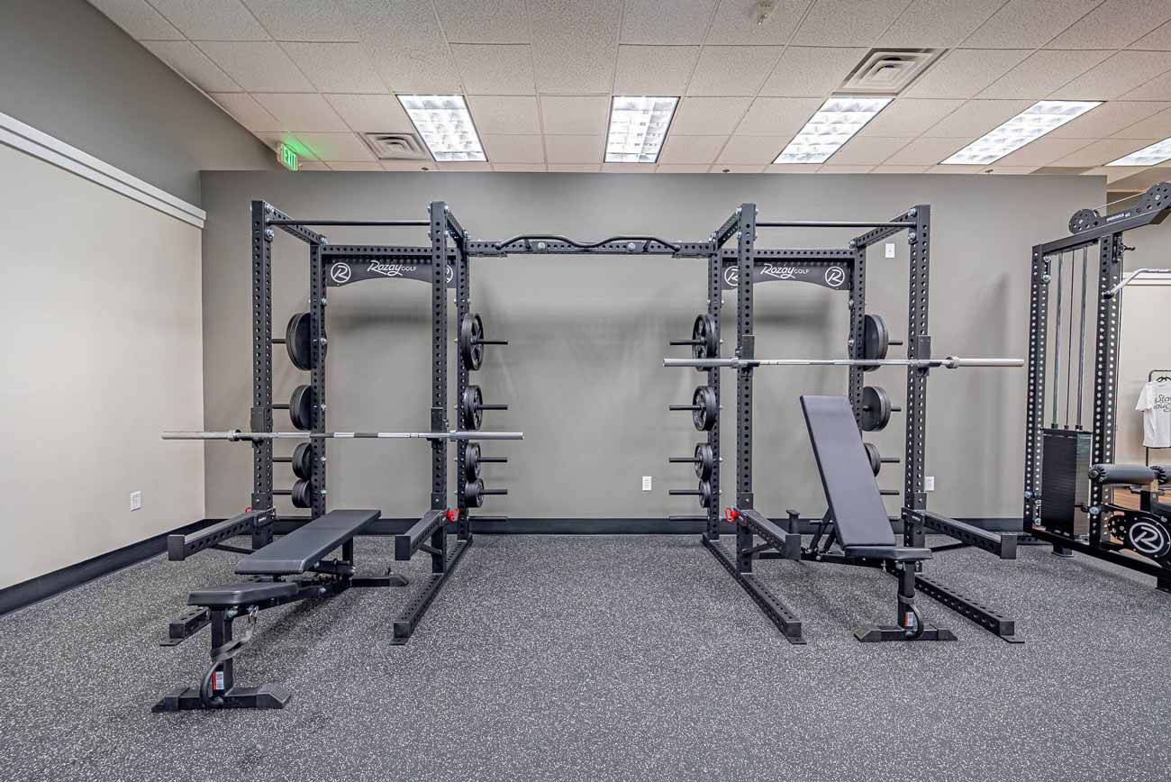 Inside the Rozay Golf Sandy Utah Club Location, the gym