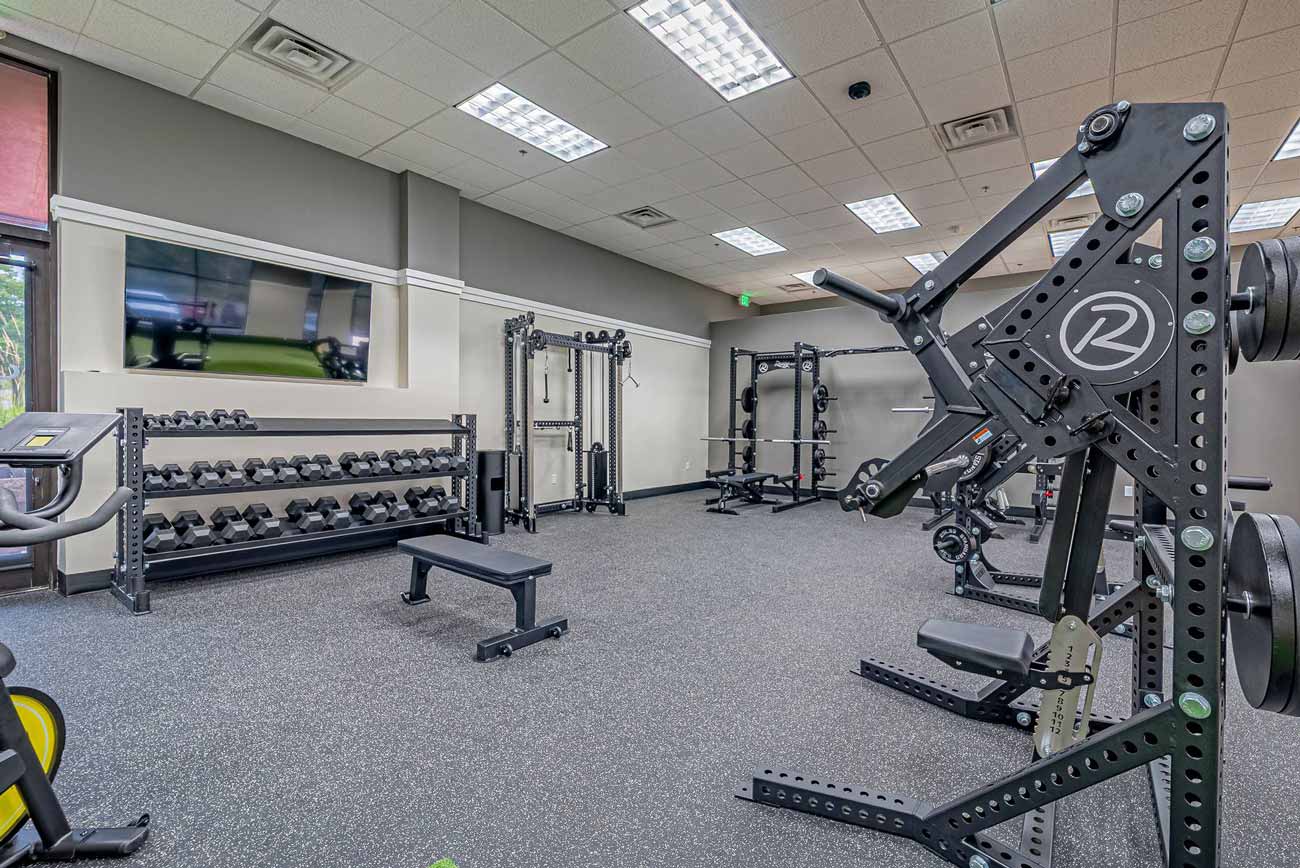Inside the Rozay Golf Sandy Utah Club Location, the gym